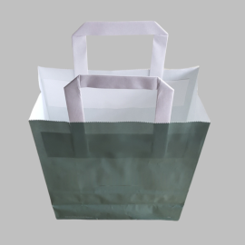 Square Bottom Carrier Bag Block Bottom Paper Bag